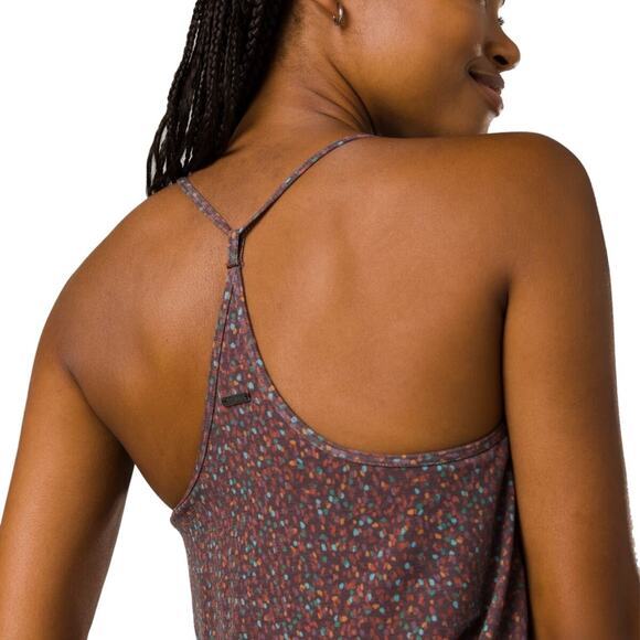 prAna Ayla Dress Active M Tencel Shelf Bra Racerback Moisture Wicking Recycled - Picture 2 of 9